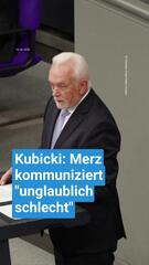 Kubicki kritisiert Kanzler Merz
