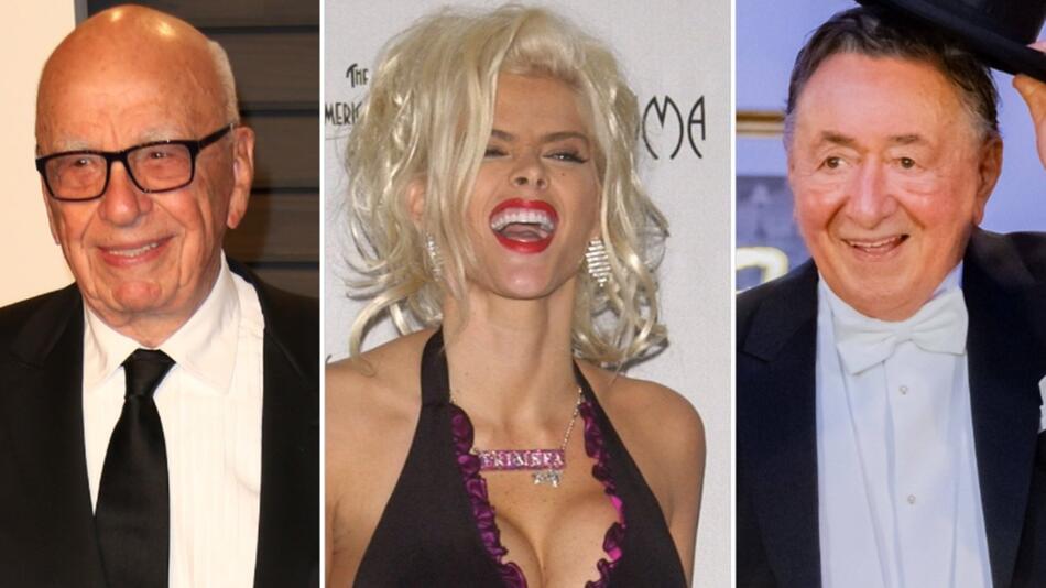 Bei den Hochzeiten von Rupert Murdoch, Anna Nicole Smith und Richard Lugner (v.l.n.r.) war einer ...