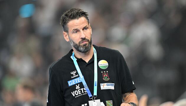 Trainer Bennet Wiegert vom SC Magdeburg