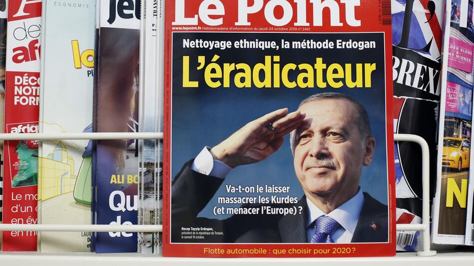 Erdogan gegen Französische Zeitschrift