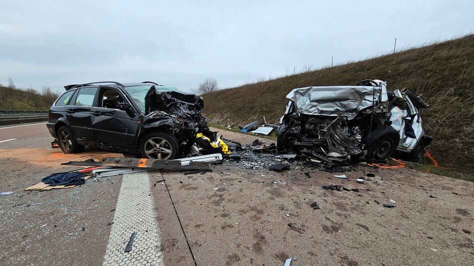 Geisterfahrerunfall auf der A38