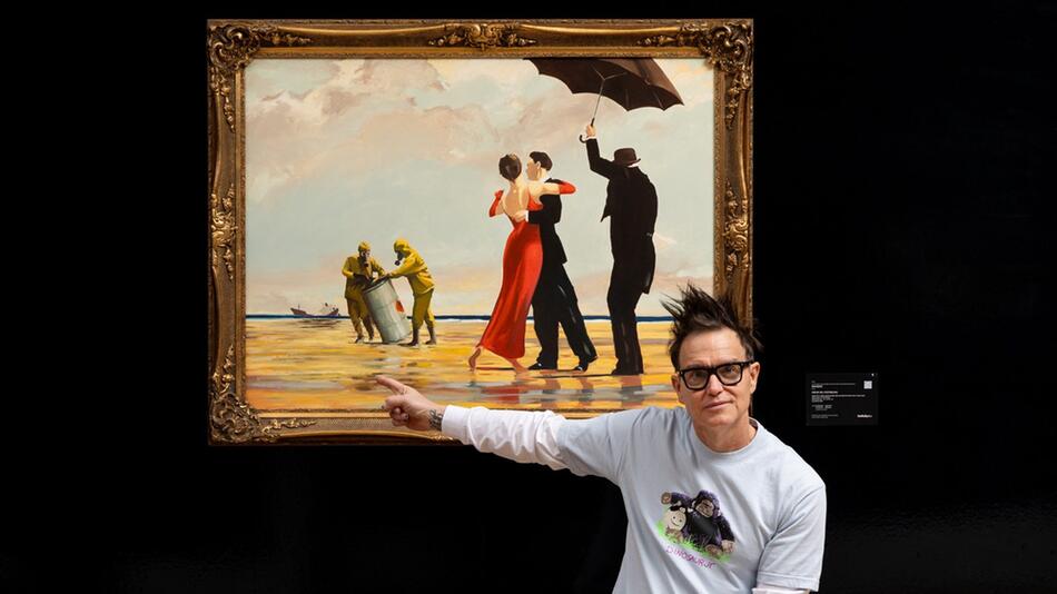 Mark Hoppus war langjähriger Besitzer dieses Banksy-Gemäldes.