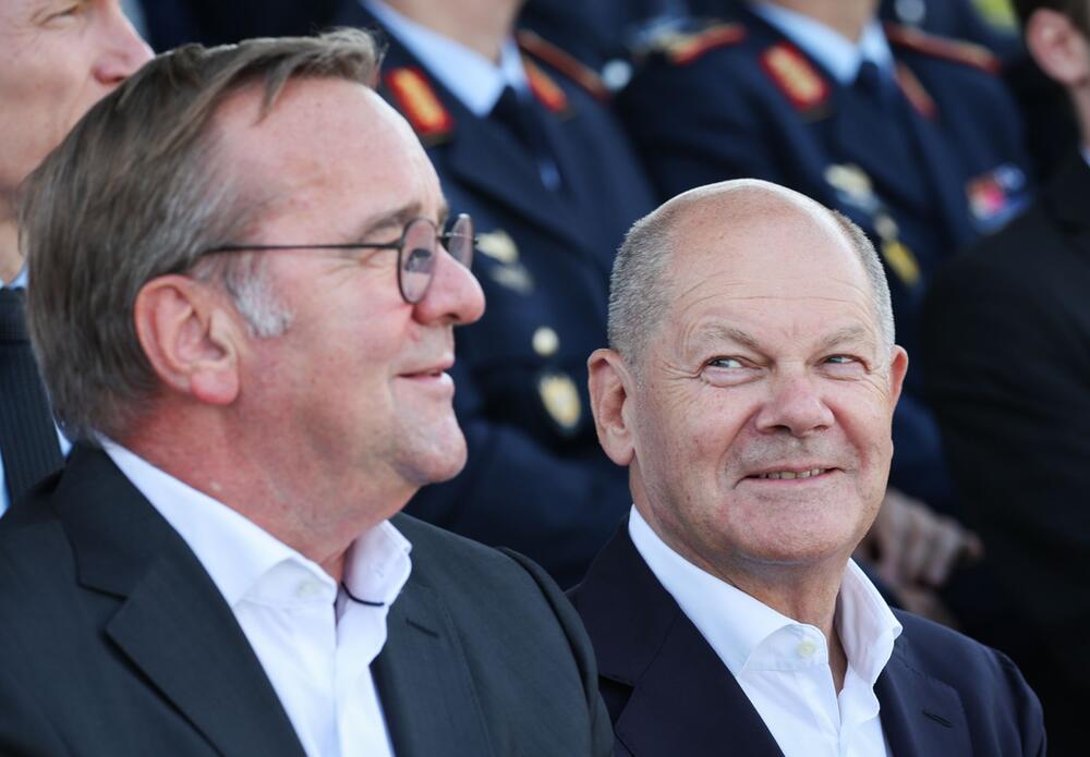 Boris Pistorius und Olaf Scholz