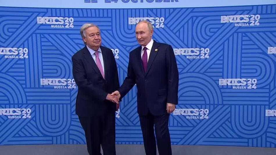 Guterres fordert bei Treffen mit Putin "gerechten Frieden" in Ukraine