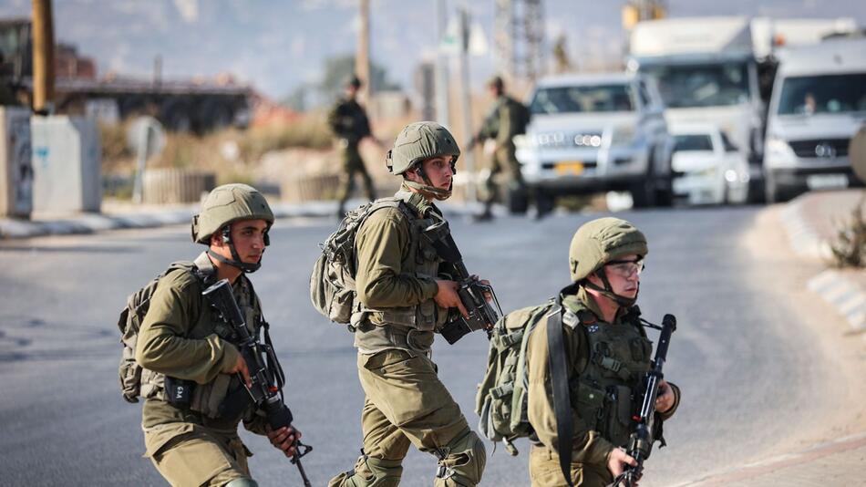 Soldaten im Westjordanland