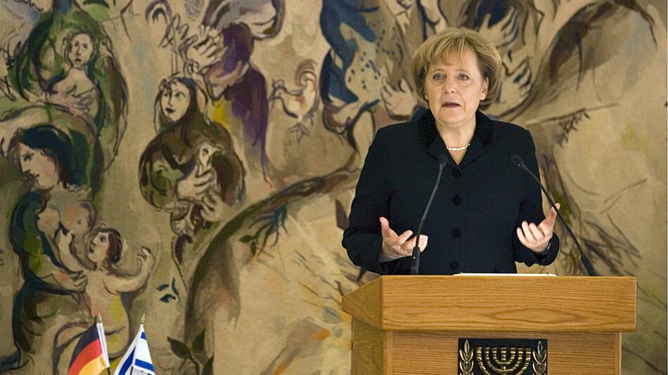 Angela Merkel bei einem Besuch in Israel