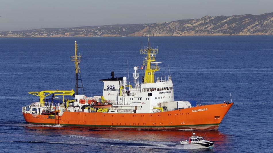 Rettungsschiff "Aquarius" in Marseille