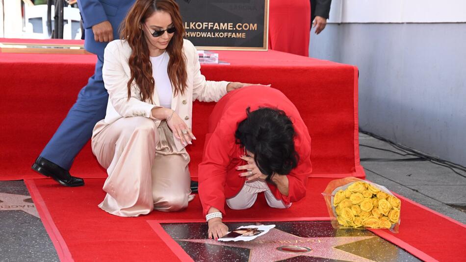 Emotionale Zeremonie für Jenni Rivera auf dem Walk of Fame.