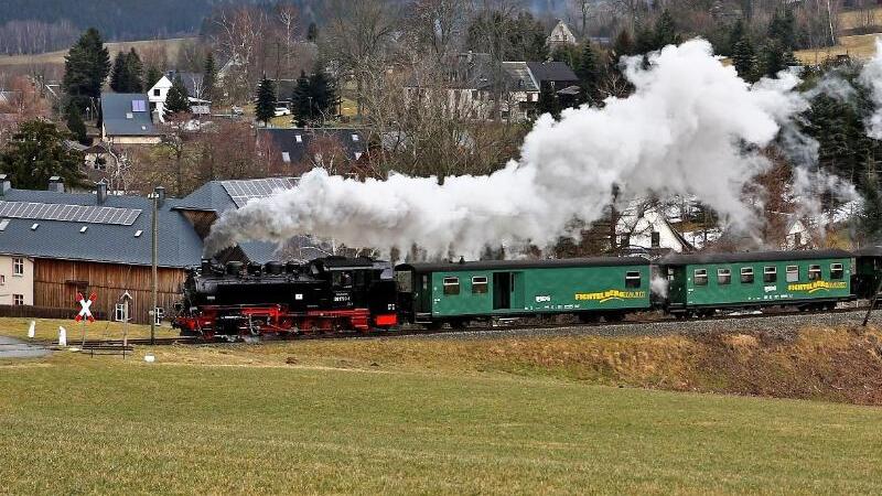 Dampfeisenbahn in Sachsen