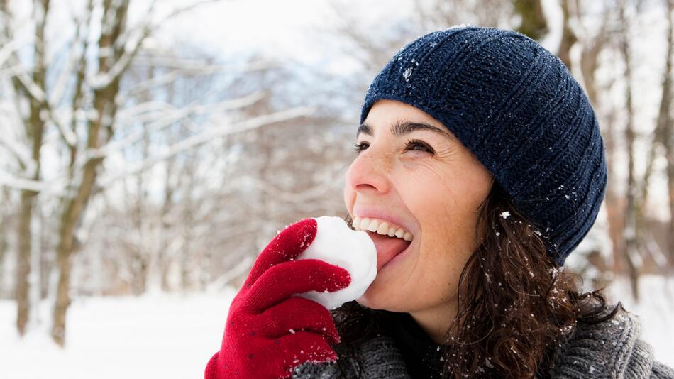 Gesundheit: ist frischen Schnee essen eine gute Idee?