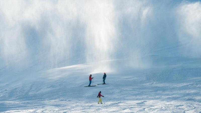 Schnee auf dem Großen Arber