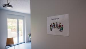 Blick in einen Raum für Gruppentherapie