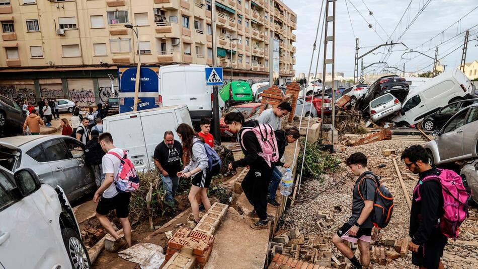 Nach den Überschwemmungen in Spanien