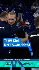 Kiel gewinnt gegen die Rhein-Neckar Löwen