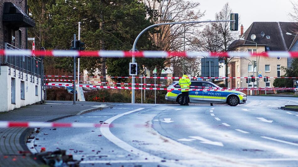 Man drives in pedestrian group