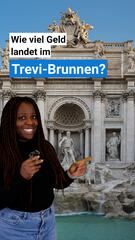 Wie viel Geld landet im Trevi-Brunnen?