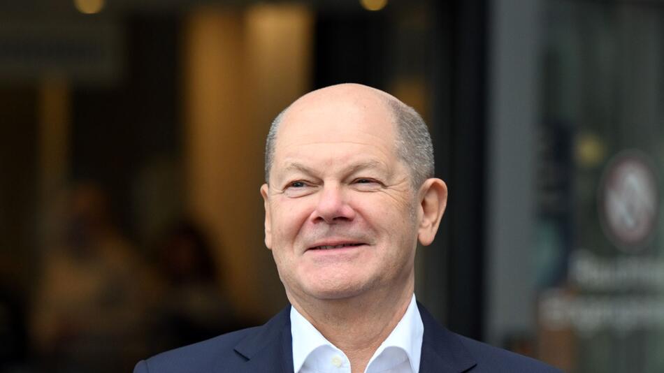 Bundeskanzler Olaf Scholz besucht Eschweiler