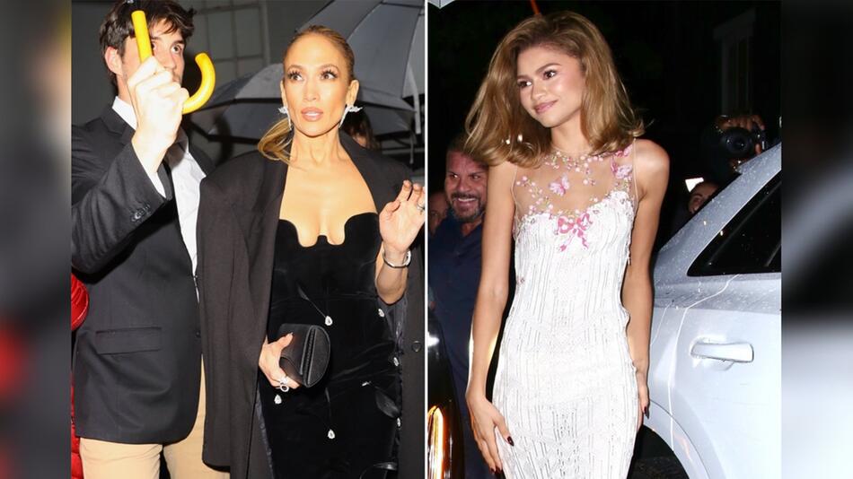 Jennifer Lopez (li.) und Zendaya moderieren die Met Gala dieses Jahr.