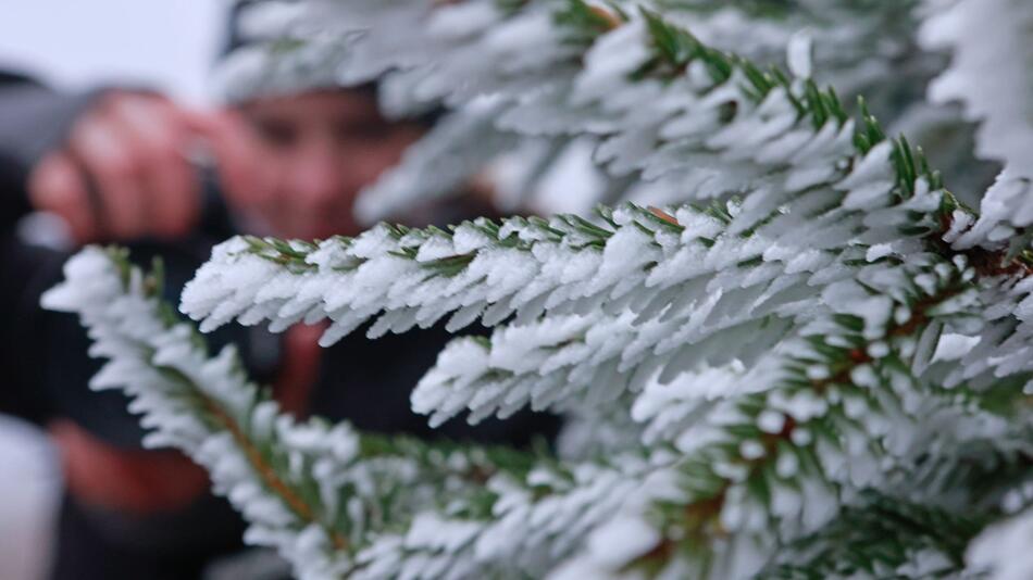 Schneefall in Deutschland