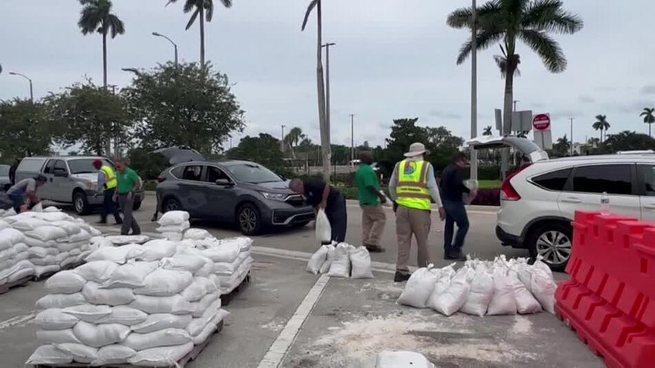 Florida: Vorbereiten auf Hurrikan "Helene"