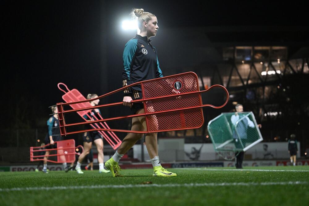 Fußball: Frauen, Training des DFB-Teams