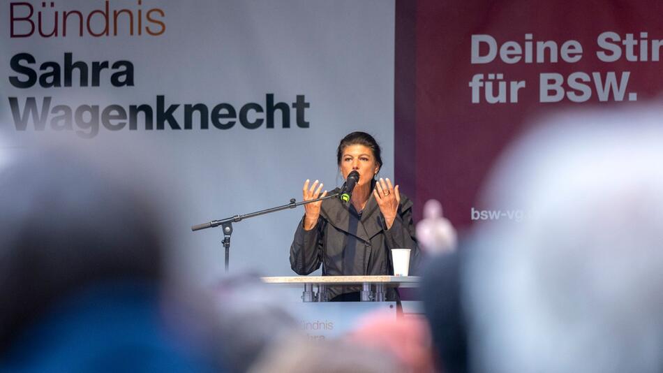 Bündnis-Sahra-Wagenknecht-Europawahlkampftour in Köln