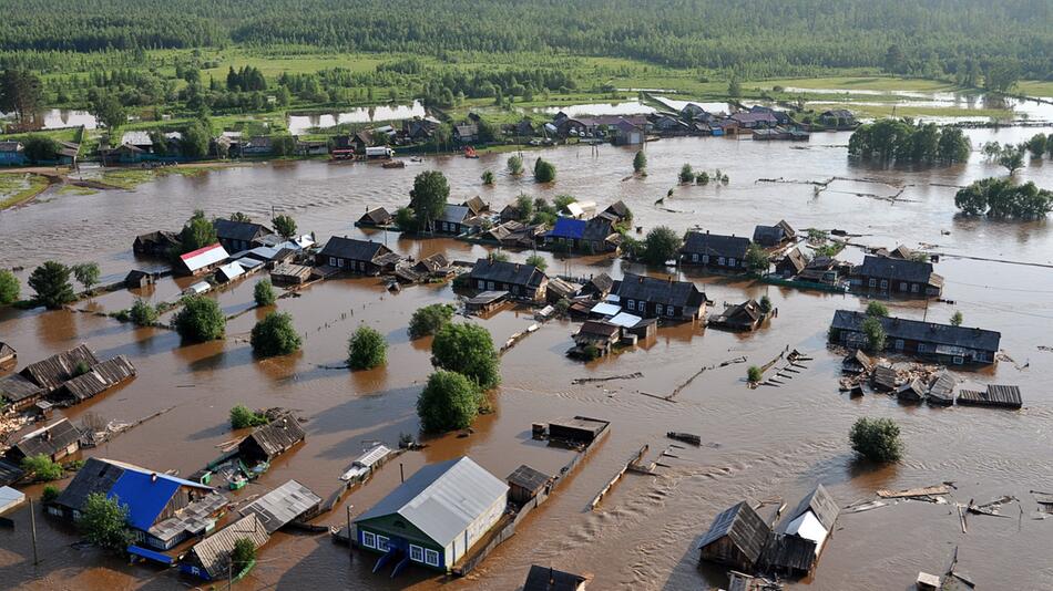 Tote bei schweren Überschwemmungen in Sibirien