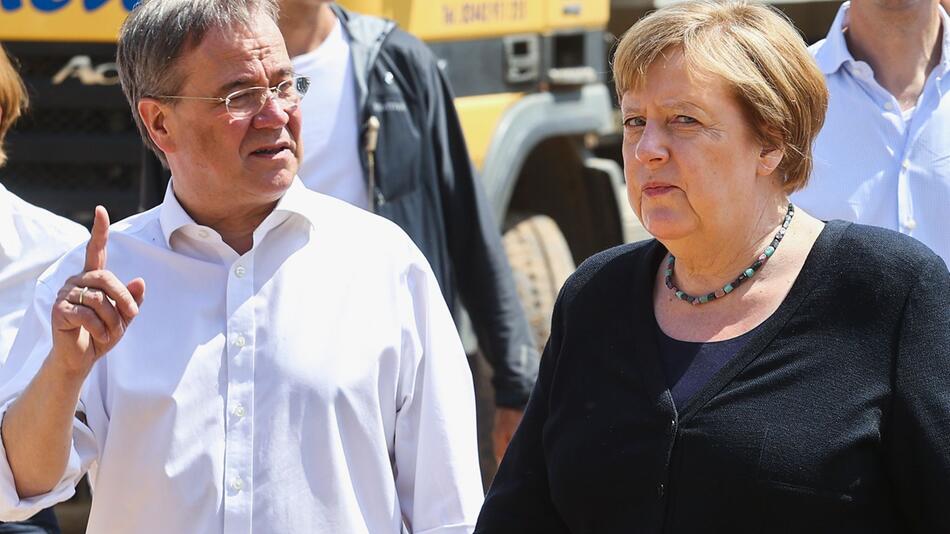 Bundeskanzlerin Angela Merkel in Bad Münstereifel