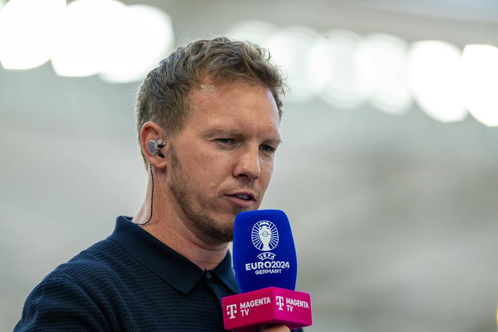 Bundestrainer Julian Nagelsmann kurz vor dem Spiel gegen Ungarn.