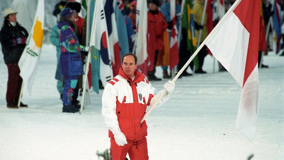 Fürst Albert nahm fünf Mal als Bobfahrer an Olympischen Winterspielen teil.