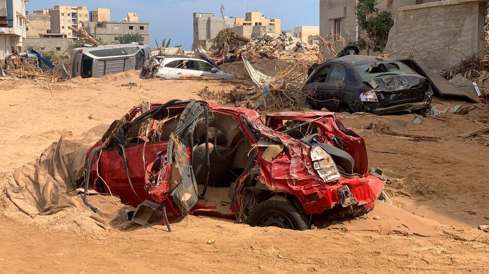 Zwei Wochen nach Überschwemmung in Libyen