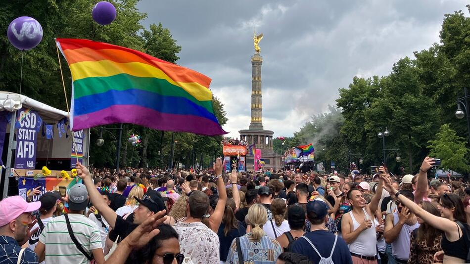 46. Berlin Pride Umzug zum Christopher Street Day