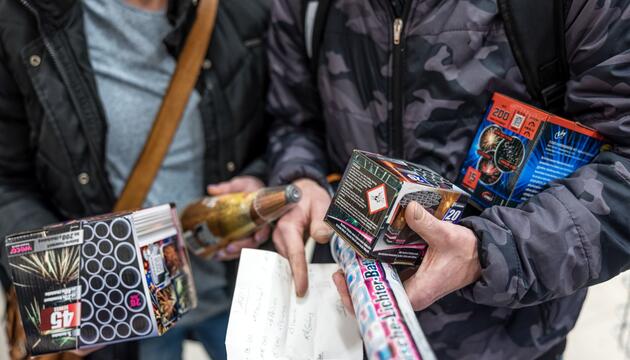 Silvester-Feuerwerksverkauf