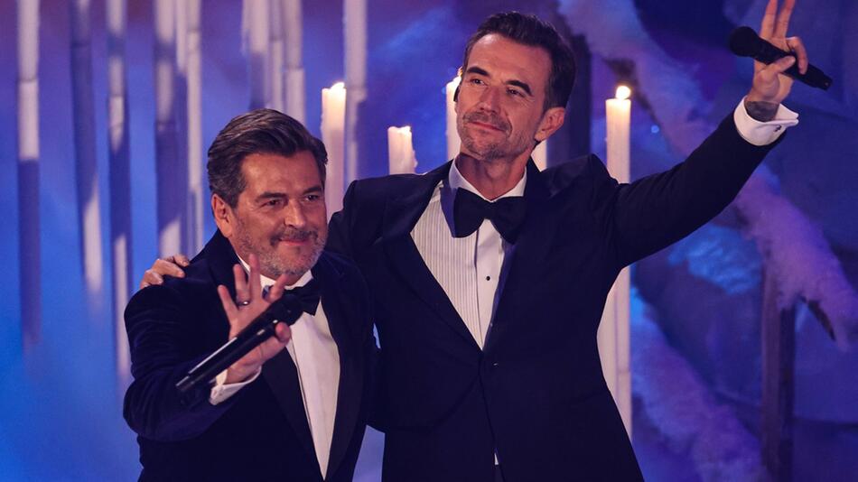 Florian Silbereisen und Thomas Anders (l.) führen die nationalen Album-Charts an.