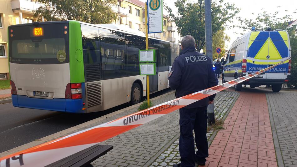 Man run over by bus