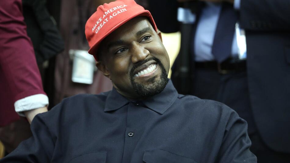 US-Rapper Kanye West im Weißen Haus