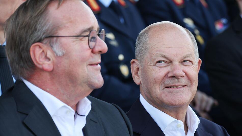 Boris Pistorius und Olaf Scholz