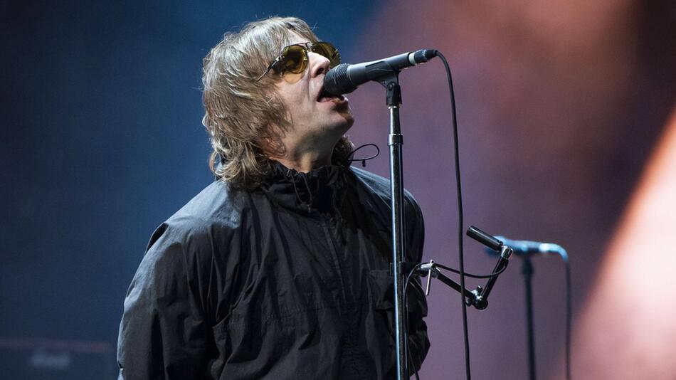 Oasis-Sänger Liam Gallagher bei einem Solo-Auftritt 2021.