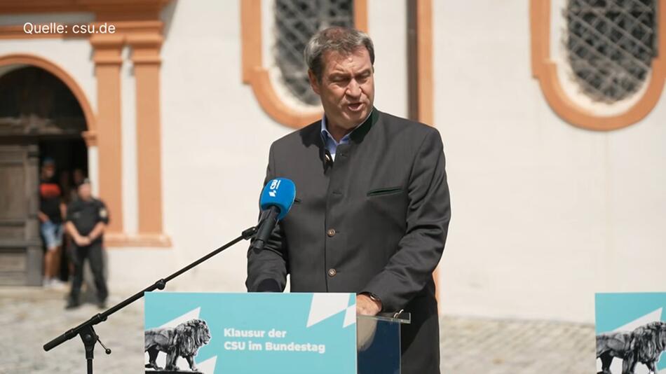 CSU-Chef und bayerischer Ministerpräsident Markus Söder