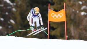 Kira Weidle-Winkelmann beim ersten Abfahrtstraining in Cortina.