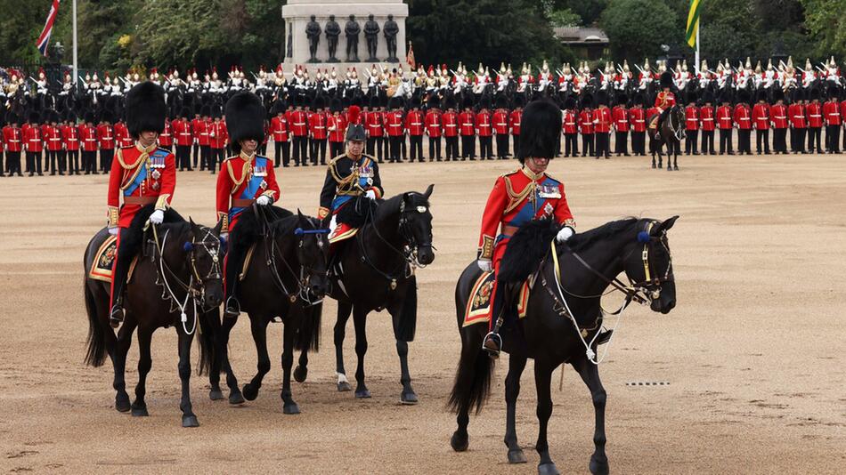 Mit Trooping the Colour feiert König Charles seinen Geburtstag.