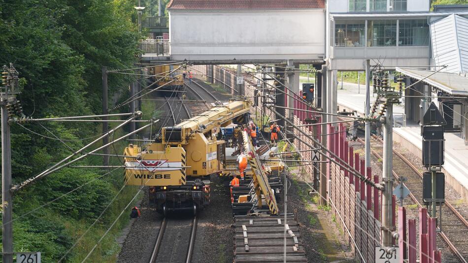 Bahn-Bauarbeiten zwischen Hamburg und Berlin