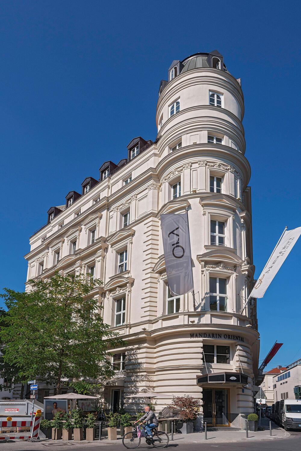 Das Luxus-Hotel Mandarin Oriental in München.