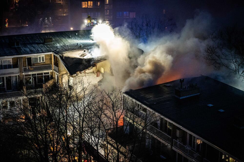 Explosion von Wohngebäude in Den Haag