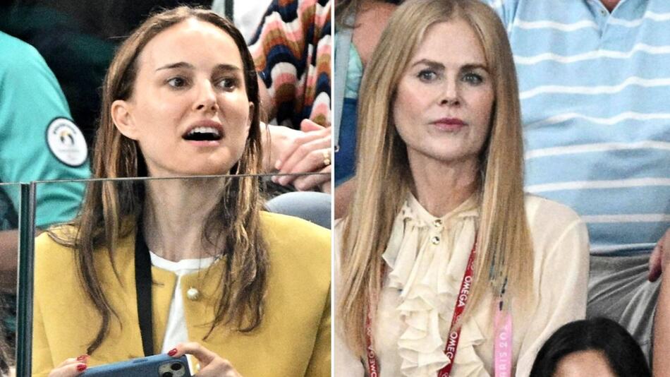 Ließen sich den Olympiasieg von Team USA nicht entgehen: Natalie Portman (l.) und Nicole Kidman.