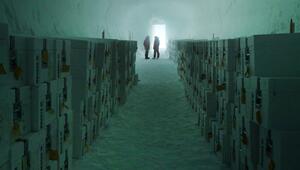 Alpengletscher-Eis am Südpol