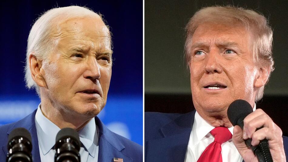 Wahlkampf in den USA - Biden - Trump