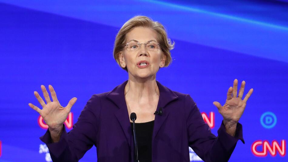 Elizabeth Warren, Wahlkampf in den USA - 4. TV-Debatte der Demokraten