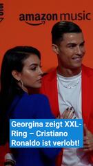 Georgina zeigt XXL-Ring – Cristiano Ronaldo ist jetzt verlobt