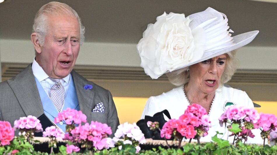 König Charles und Camilla wirken am dritten Tag vom Royal Ascot nicht glücklich.